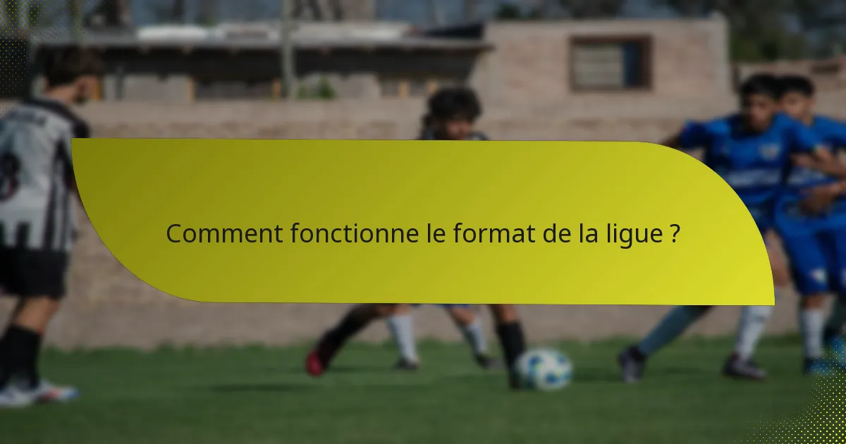 Comment fonctionne le format de la ligue ?