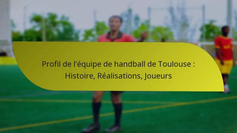 Profil de l’équipe de handball de Toulouse : Histoire, Réalisations, Joueurs
